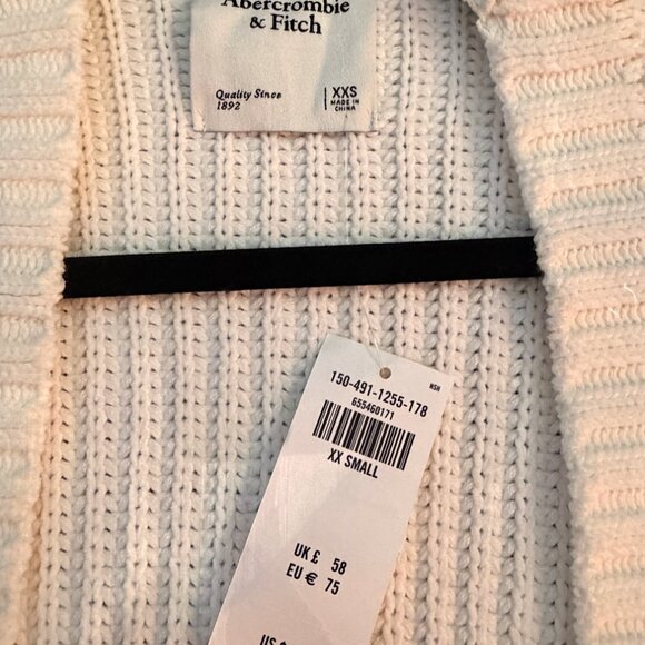 NWT Abercrombie & Fitch Cameron Seed Stitch Cardigan - Picture 3 of 3